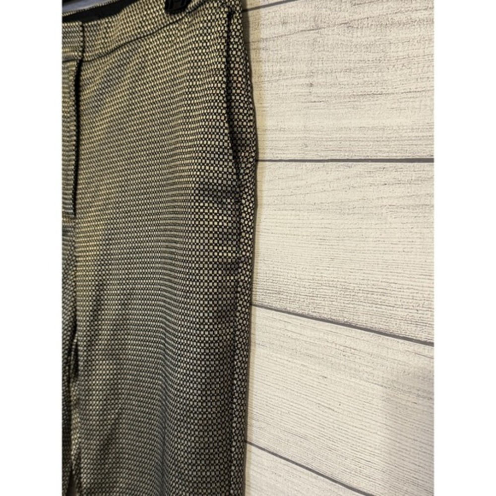 Women's Ann Taylor Gold & Black Textured‎ Pants – Size 8 - Picture 3 of 9